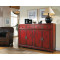 Hooker Furniture Living Room 58'' Red Asian Cabinet thumbnail 2
