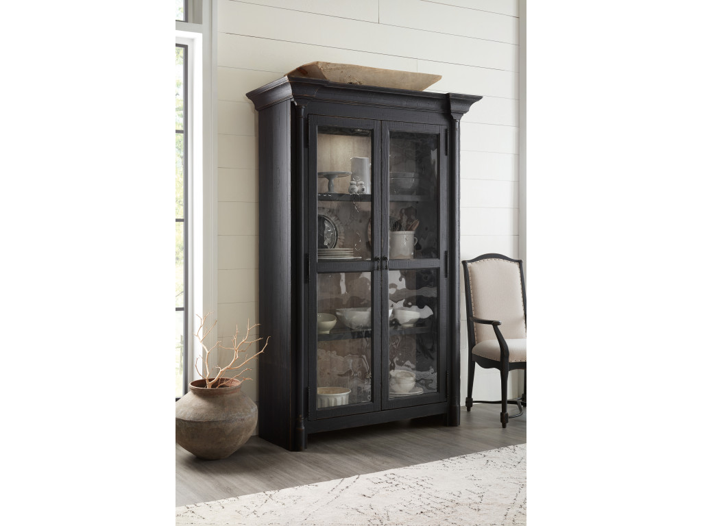 Hooker Furniture Casual Dining Ciao Bella Display Cabinet- Black