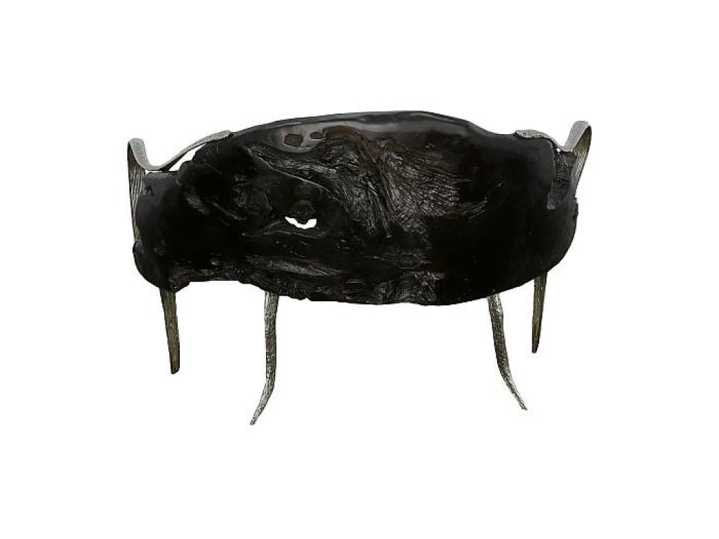 Graven Live Edge Bench, Black