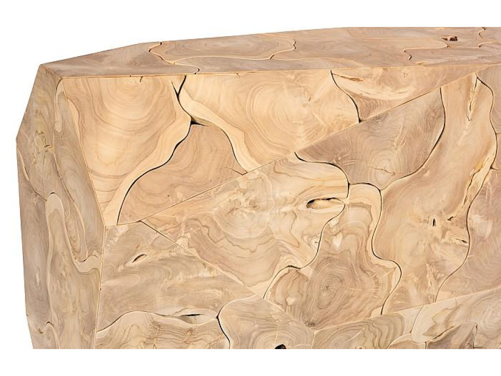 Prism Console Table, Bleached