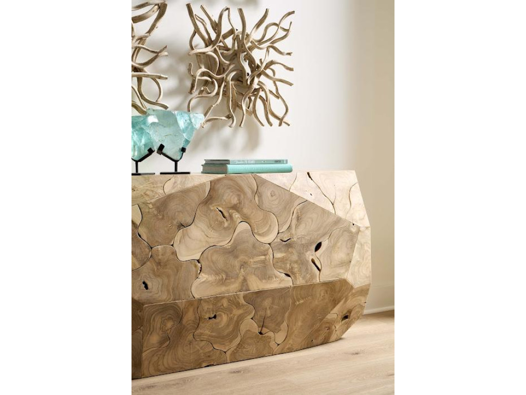 Prism Console Table, Bleached