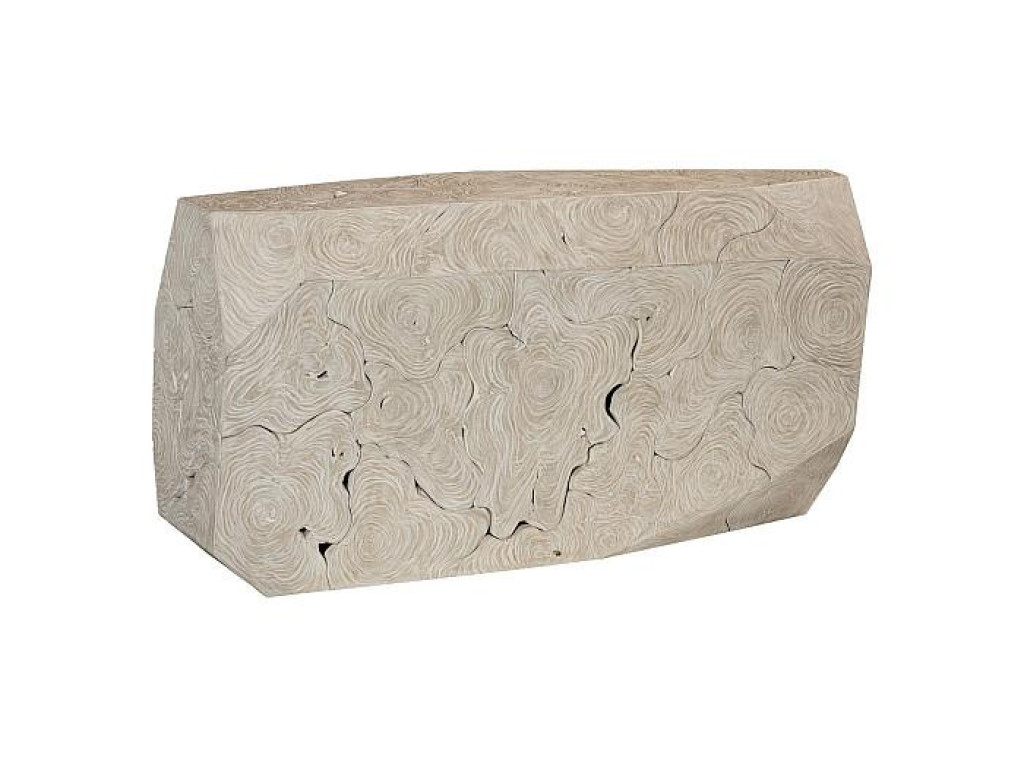 Prism Console Table, Oat Finish