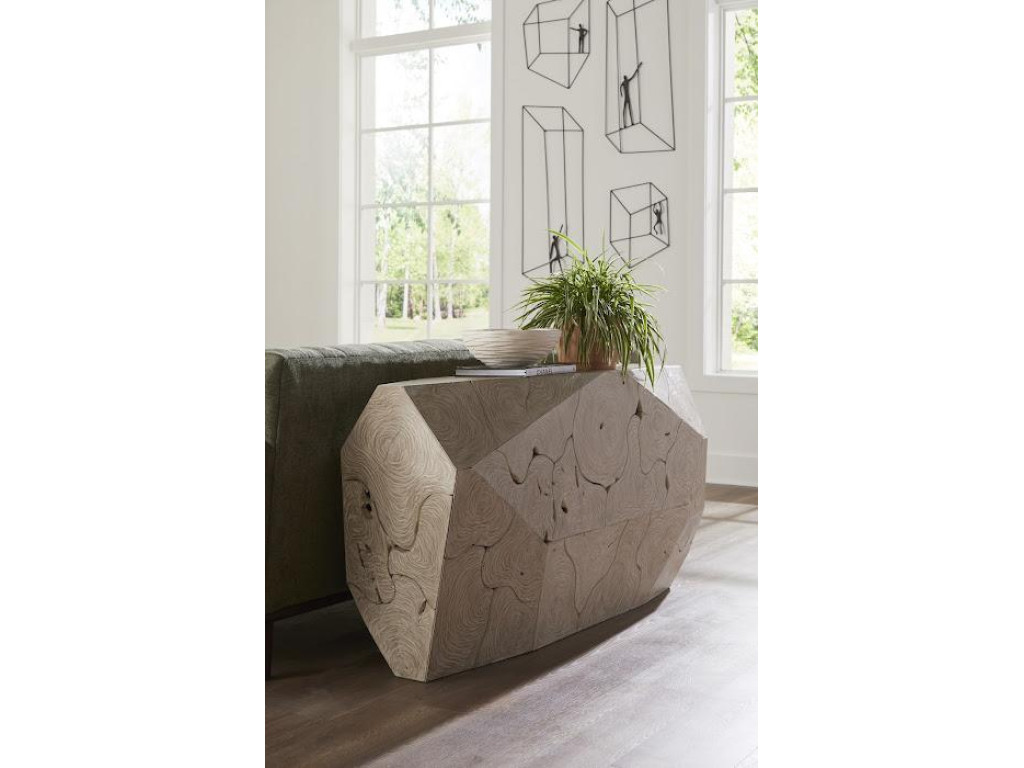 Prism Console Table, Oat Finish