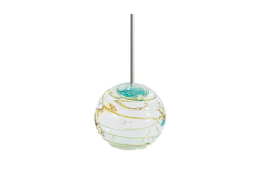 Blown Glass Hanging Globe, Shade Only , Assorted Colors, LG