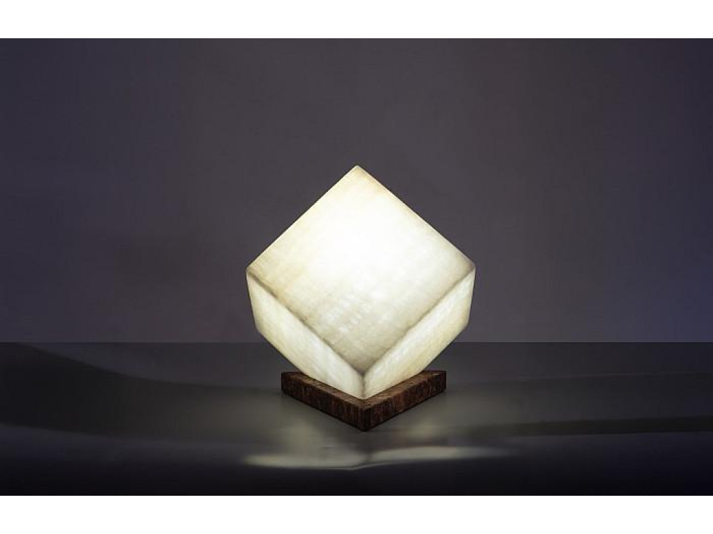 Onyx Lamp on Base, Square