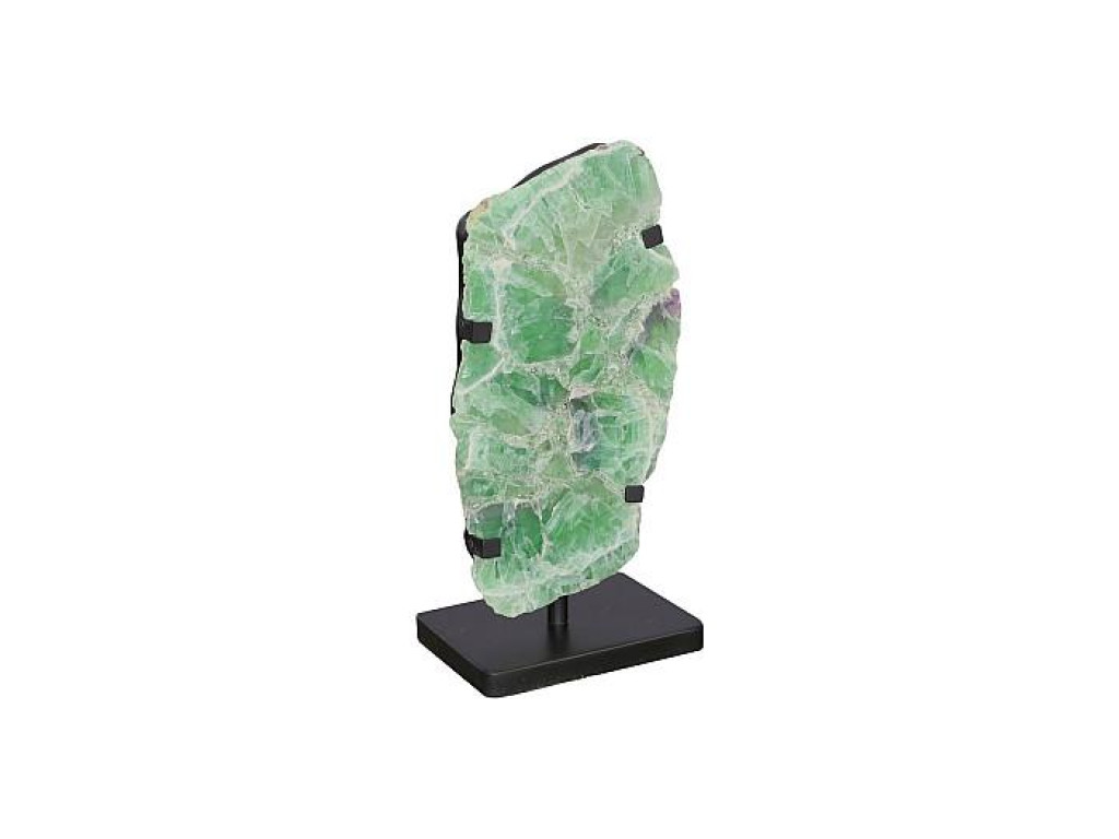 Onyx Lamp on Black Base, Fluorite