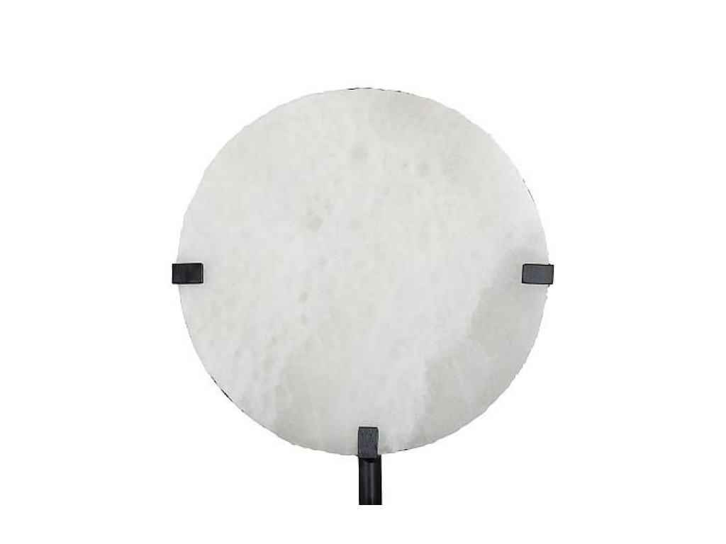 Onyx Lamp, Round Black Base