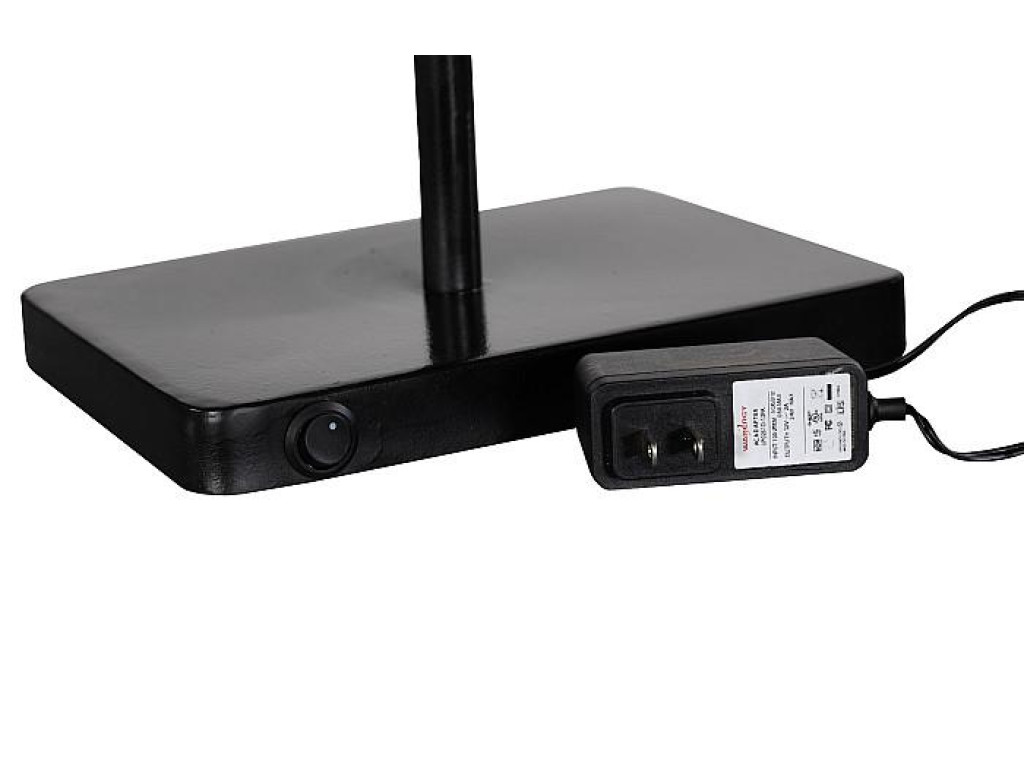 Onyx Lamp, Round Black Base