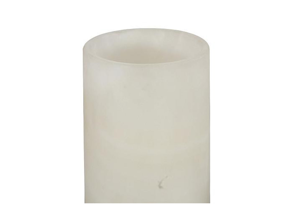 Onyx Lamp, Cylindrical, White