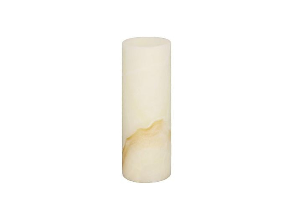 Onyx Lamp, Cylindrical, White