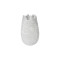 Marble Cocoon Vase, White, Large thumbnail 1