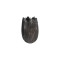 Marble Cocoon Vase, Black, Small thumbnail 1