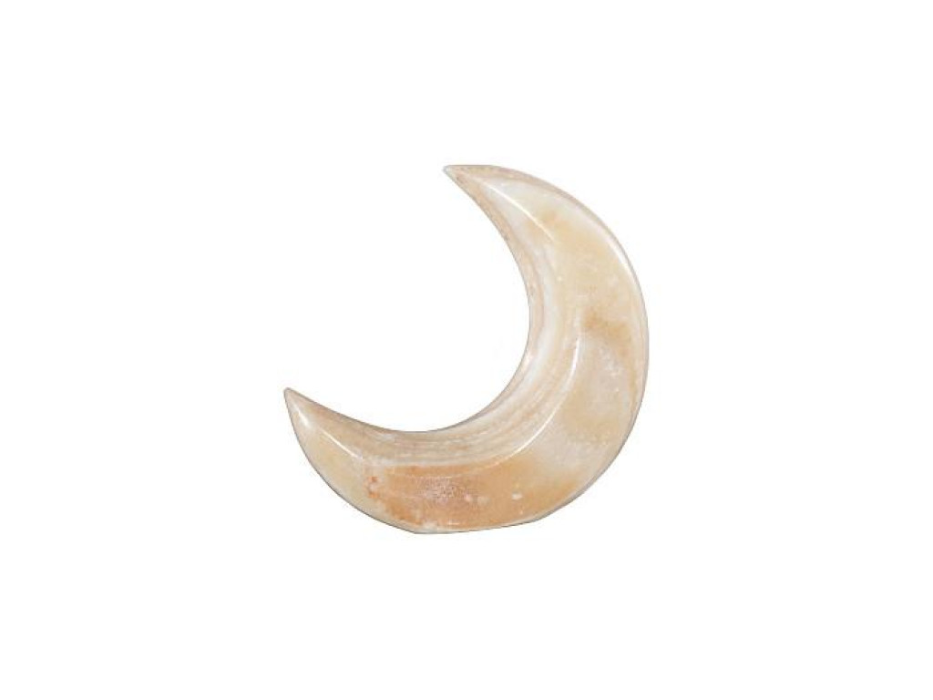 Onyx Moon Sculpture, Large, Off White, Assorted