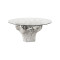 Cast Root Small Silver Dining Table Base, With Glass thumbnail 1
