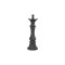 Queen Chess Sculpture, Cast Stone Black thumbnail 2