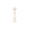 King Chess Sculpture, Cast Stone White thumbnail 1