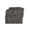 Stratified Cast Stone Pedestal, Painted Slate thumbnail 2