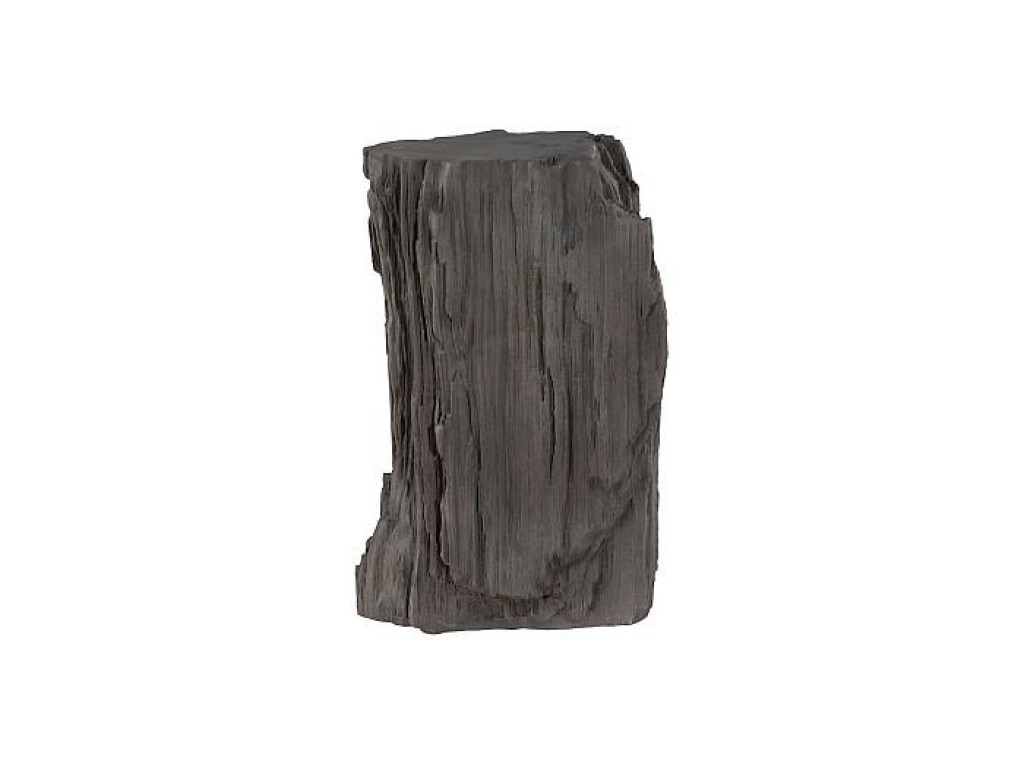 Stratified Cast Stone Pedestal, Painted Slate