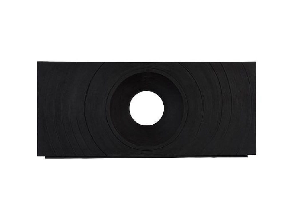 Void Console Table, Black Stone