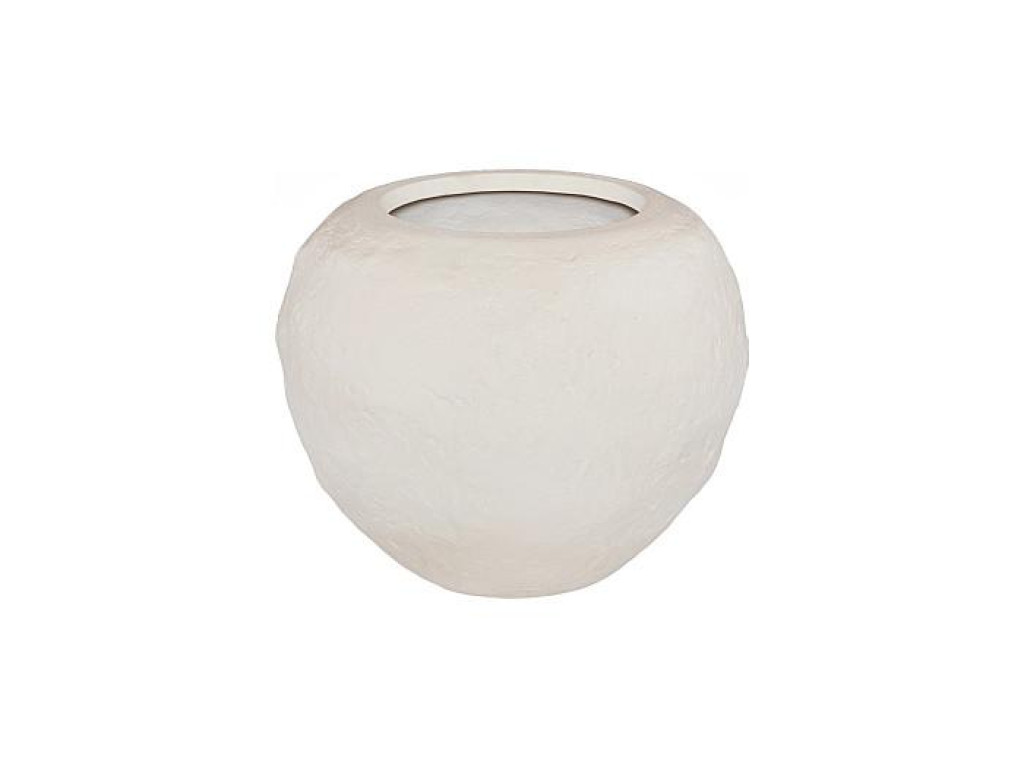 Aera Planter, Wide, Off White, Small