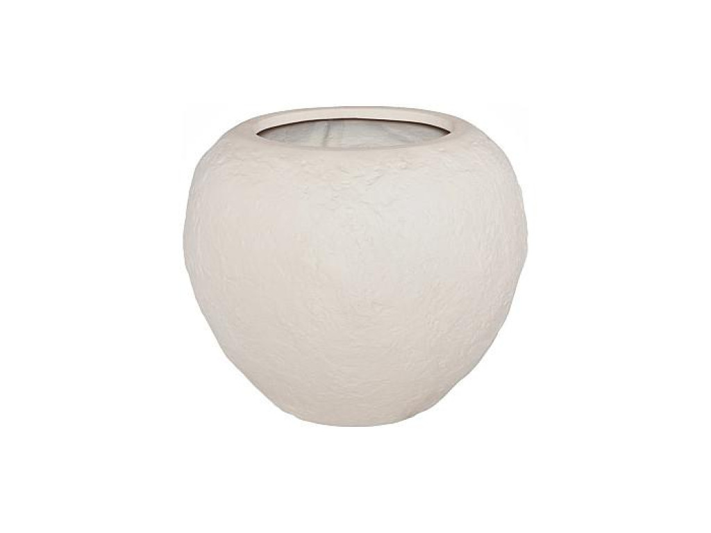 Aera Planter, Wide, Off White, Medium