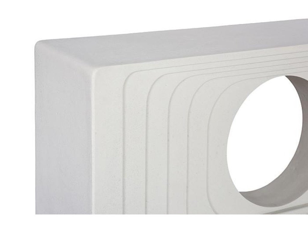 Centered Console Table, Roman Stone