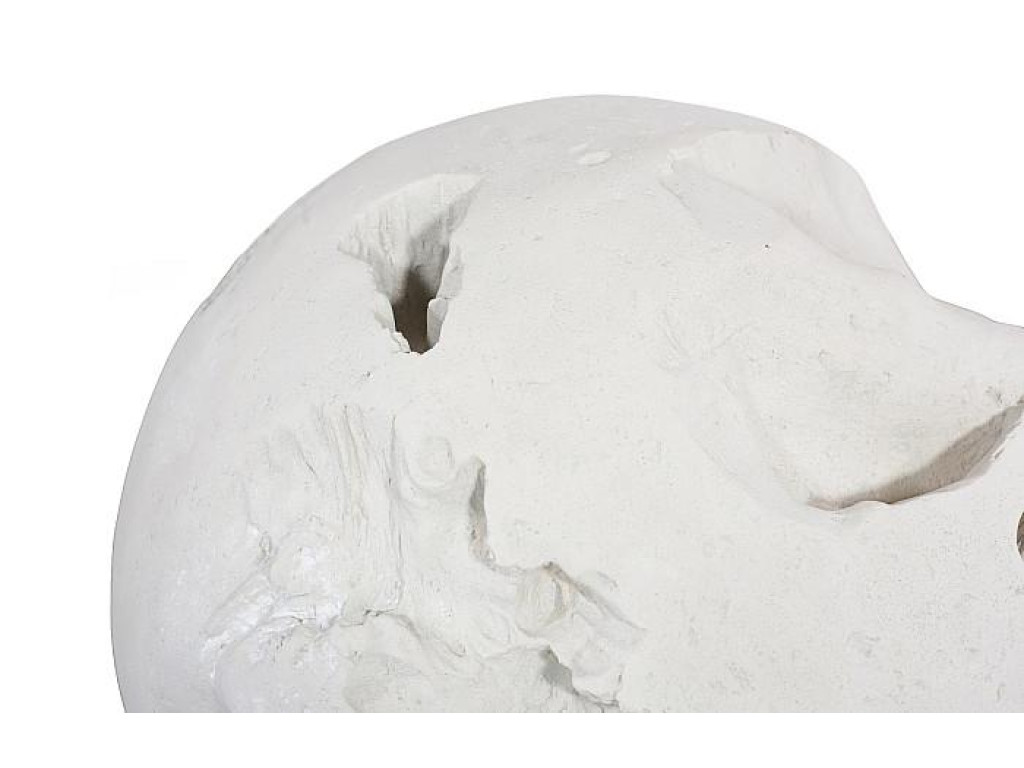 Cast Root Floor Ball, LG, Roman Stone