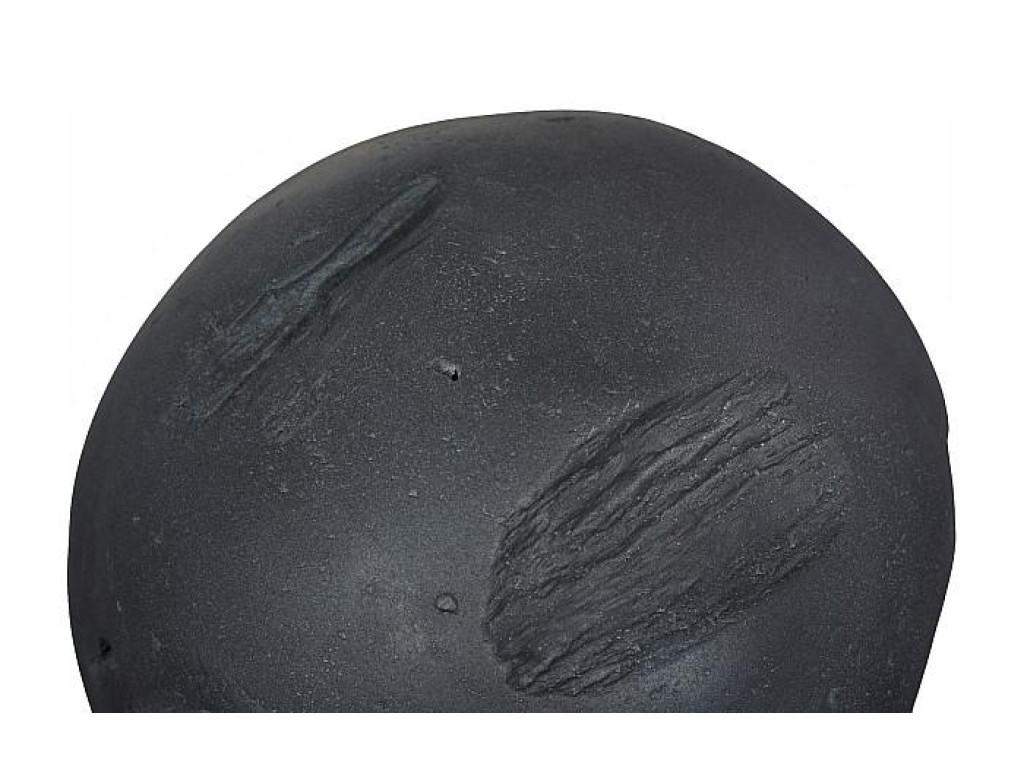 Cast Root Floor Ball, SM, Charcoal Stone