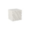 Shear Side Table, Square, White Stone thumbnail 2