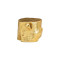 Log Stool, Gold Leaf, LG thumbnail 1