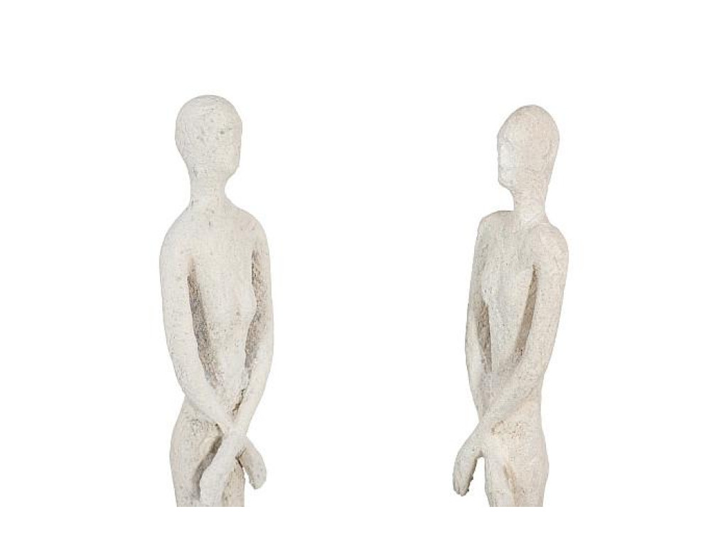 Lloyd and Lottie Sculpture, Extra Small, Resin, Roman Stone