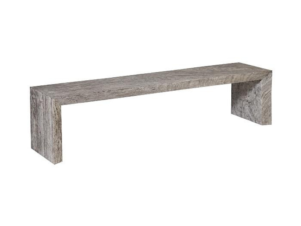 Waterfall Bench, Gray Stone