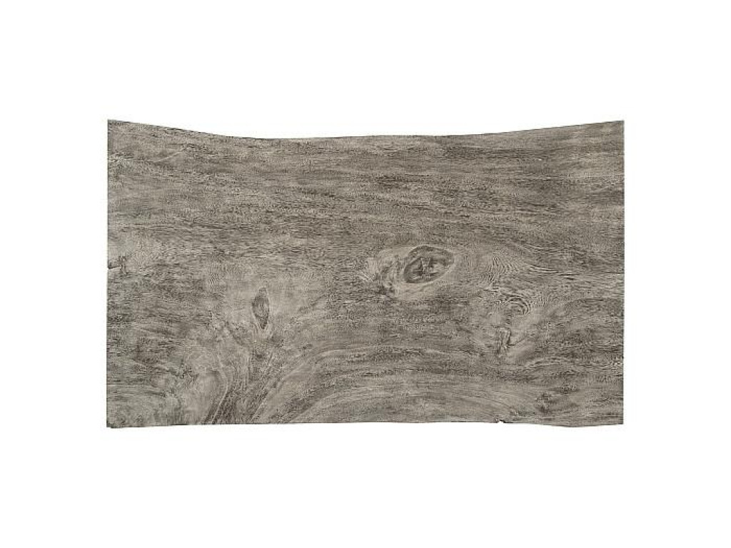 Waterfall Desk, Gray Stone, Acrylic Leg