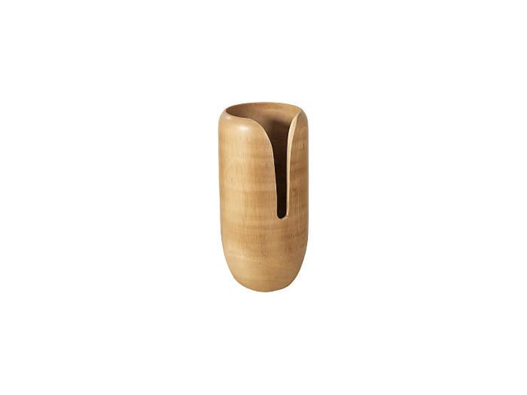 Interval Wood Vase, Natural, Small
