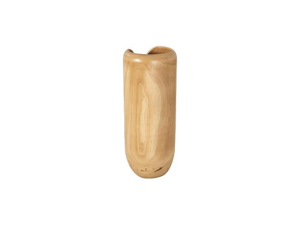 Interval Wood Vase, Natural, Medium