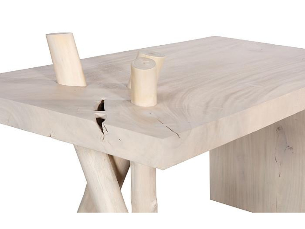 Branch Waterfall Desk, Bleached