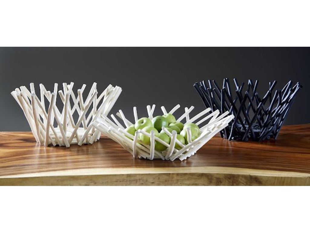 Stick Bowl, Tall, Black