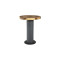 Concrete Bar Table, Chamcha Wood Top thumbnail 1
