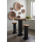 Concrete Bar Table, Chamcha Wood Top thumbnail 2