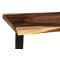 Iron Frame Bar Table, Natural thumbnail 2