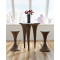Marley Bar Table, Chamcha Wood, Gray Stone Finish thumbnail 2