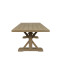 Coastal Teak Trestle Dining Table thumbnail 2