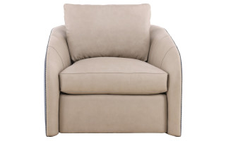 Amore Leather Swivel Chair