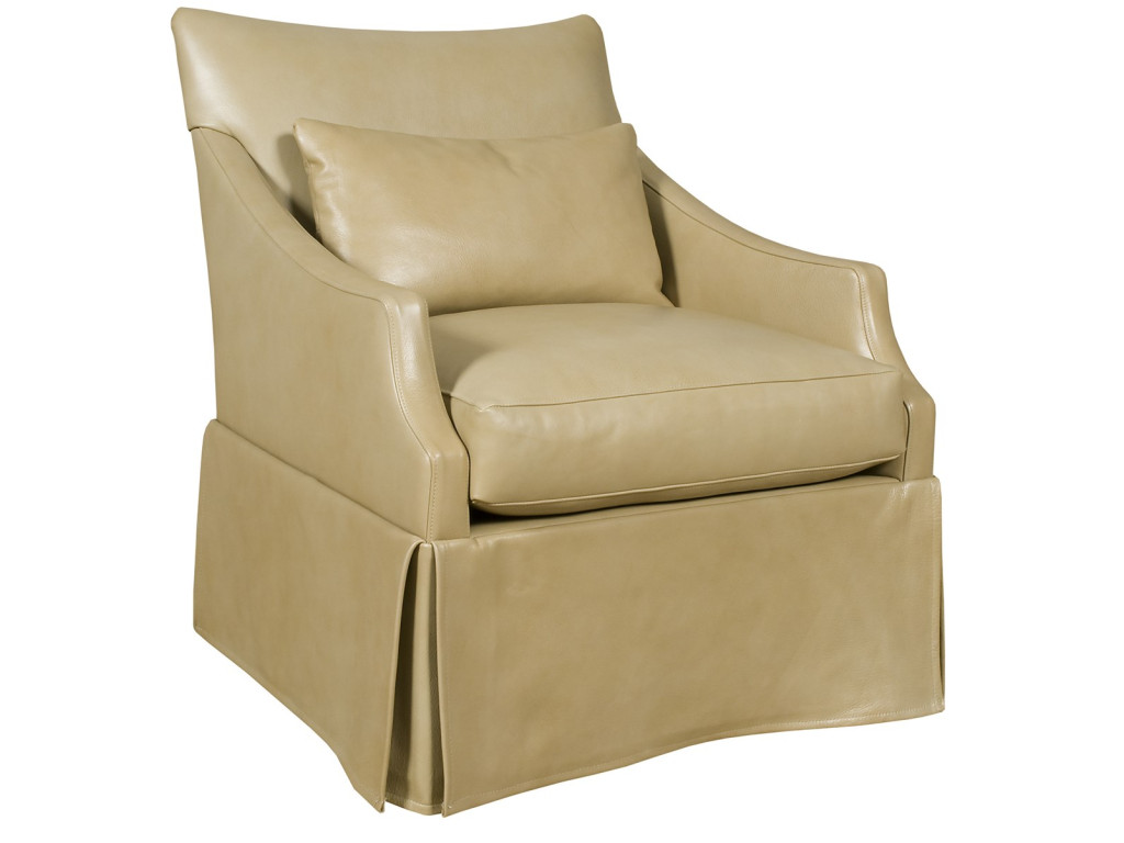 Gulley Leather Swivel Glider