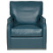 Ginger Leather Swivel Glider thumbnail 1