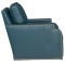Ginger Leather Swivel Glider thumbnail 1