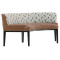 Spencer Leather Curved Bench thumbnail 2