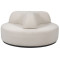 Nested Outdoor Round Bench Ottoman thumbnail 2