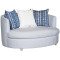 Truesdale Outdoor Oval Settee thumbnail 2