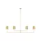 Go Lightly 70" Four Light Linear Chandelier thumbnail 2